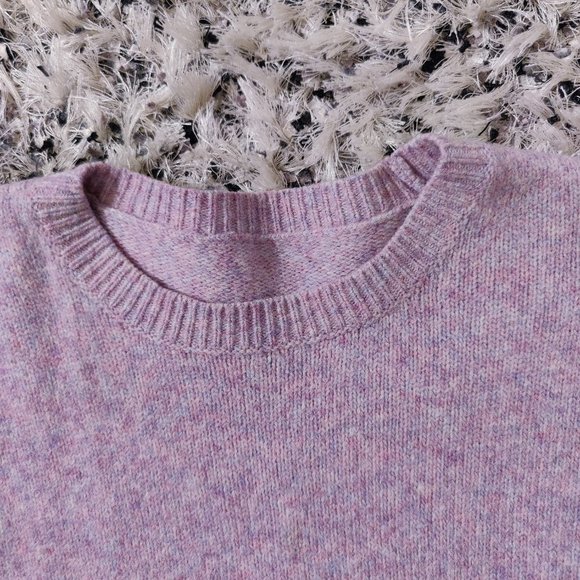 Retro Lilac Purple Soft Pastel Multicolour Sweater - Picture 2 of 5